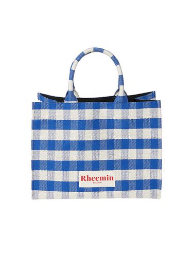 Peak Check Tote Bag - Blue - RHEEMIN - Modalova