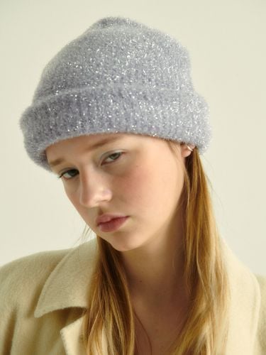 Metal Knit Beanie_Violet - FUNFROMFUN - Modalova