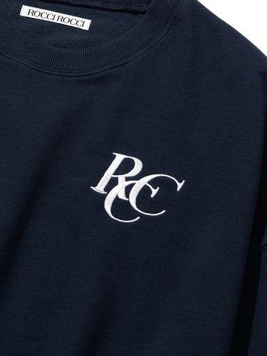 RCC Logo Cropped Sweatshirt _Navy - ROCCI ROCCI - Modalova