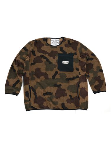 Camo Fleece Crew-neck Shirt / Camo - POLERSTUFF - Modalova