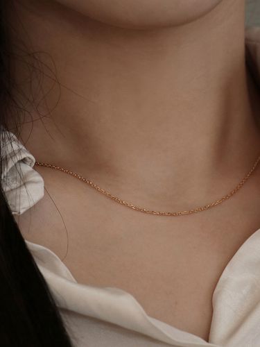 Silver Basic Necklace [3color] - Less is more - Modalova