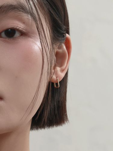 K Gold Rere Earring [2color] - Less is more - Modalova