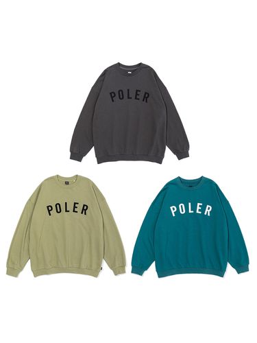 Poler Logo Applique Sweatshirt _ 3 Colors - POLERSTUFF - Modalova