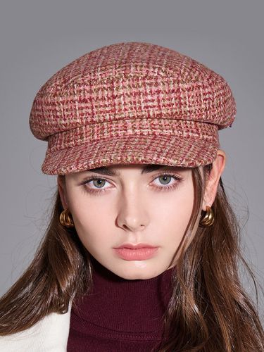 Harris Tweed Marine Cap Huckleberry () - WHITE SANDS - Modalova