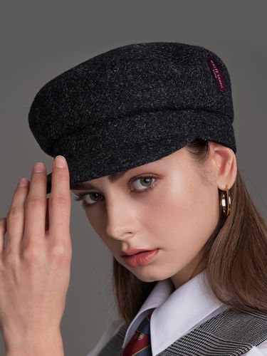 Harris Tweed Marine Cap Huckleberry () - WHITE SANDS - Modalova