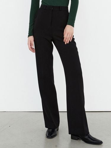 Semi Long Boot-Cut Slacks_Black - EIGHT DAYS A WEEK - Modalova