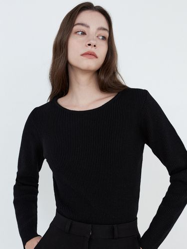 Middle Crop Warmer T-shirts_Black - EIGHT DAYS A WEEK - Modalova