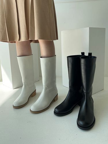 Midi Winter Half Boots - 2 Colors - KERRIJADE - Modalova