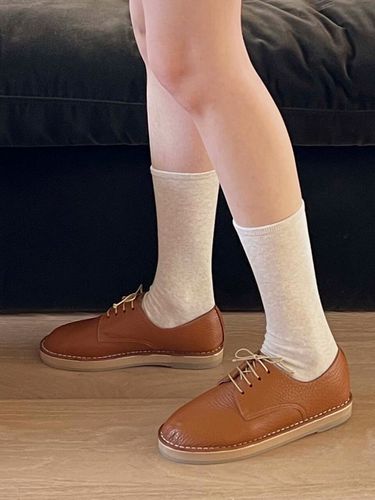 Susan Shrunken Oxford Shoes_Brown - MARYRINGO - Modalova