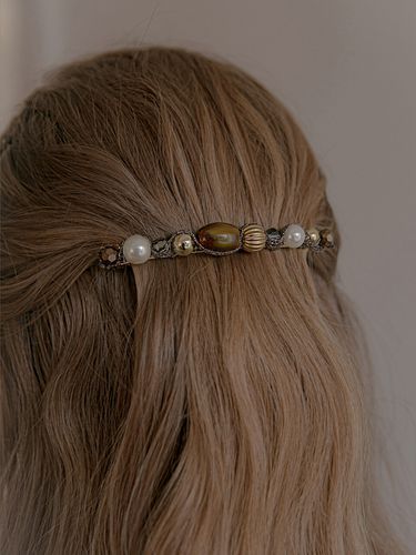 Autumn Hair Barrette Pin - 3 Colors - Jean Paul Clarisse - Modalova