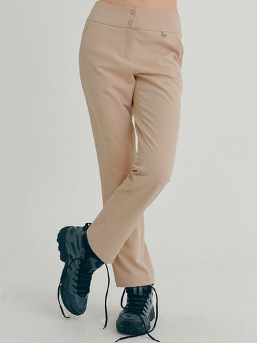 Stretch Flared Pants_ Beige - CLOVE - Modalova