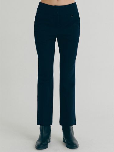 Stretch Flared Pants_ Navy - CLOVE - Modalova