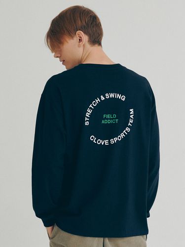 Lettering Long Sleeve T-shirt _ - CLOVE - Modalova