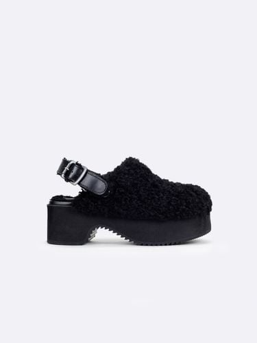 Jins Fuzzy Platform Clog_Black - SCOMBER - Modalova