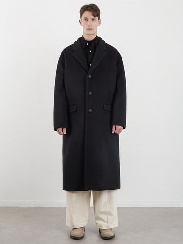 Long Sigle Breasted Wool Coat () - LIEU HOMME - Modalova