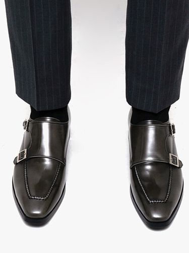 Ardor Stitch Double Monk Strap Shoes [] - ALL CLASSIC - Modalova