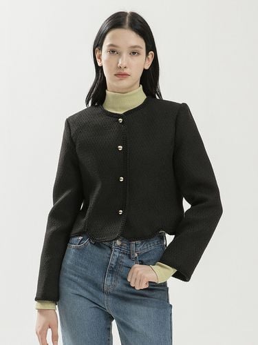 Wave Tweed Jacket_Black - clet - Modalova