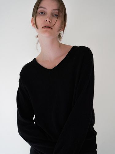 Cashmere Wool Knit _ Black - Laminez - Modalova