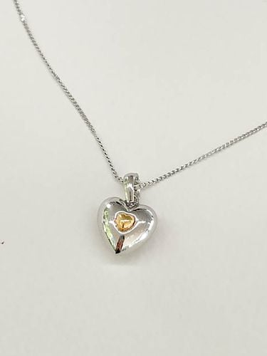 Heart In Heart Necklace AN322015_ 7 Colors - ANNAFLAIR1986 - Modalova