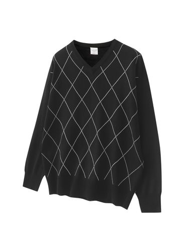 Argyle Sweater _ Black - CHANCECHANCE - Modalova