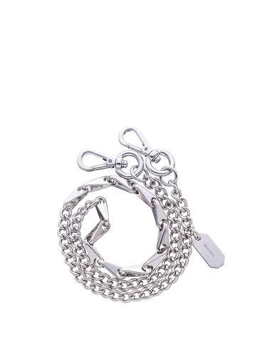 Chaine De Rosee Chain Handle Strap_Rhodium - LOEUVRE - Modalova