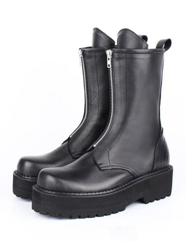 David Stone Front Zip-hi Boots - DAVID STONE - Modalova