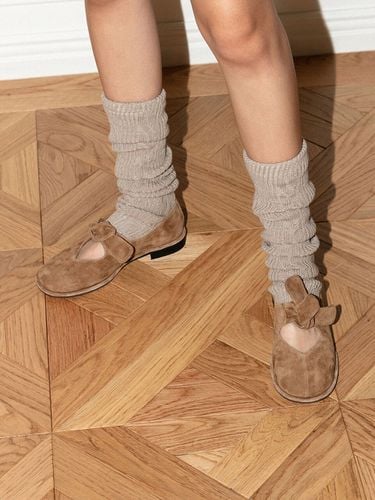 Briggs Ribbon Flat Shoes - Suede - CHAUSSURE LAPIN - Modalova