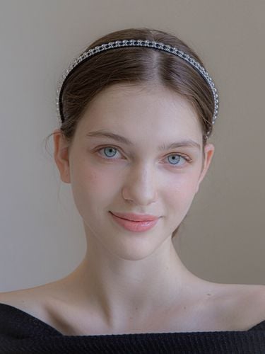 Rail Crystal Hairband - Jean Paul Clarisse - Modalova