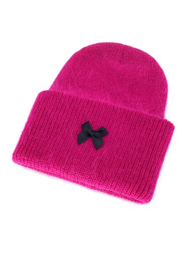 Ribbon Beanie - Magenta - OTHER-worldly - Modalova