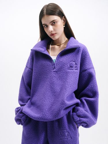 New Teddy Zip-up_Purple - Cocancl - Modalova