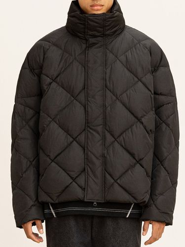 Square Down Padded Jacket MFTPD002 - BK - MASSNOUN - Modalova