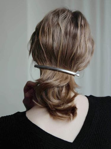 Long Metal Round Hair Pin - Jean Paul Clarisse - Modalova