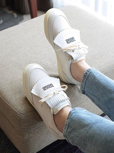 Vintage Court Basket Tassel Sneakers [] - TOUCH GROUND - Modalova