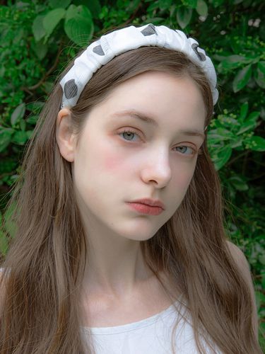 Chiffon Dot Hairband - Jean Paul Clarisse - Modalova