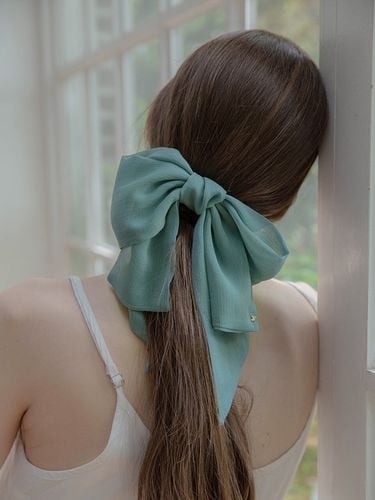 Chiffon Ribbon Hair Pin - Jean Paul Clarisse - Modalova