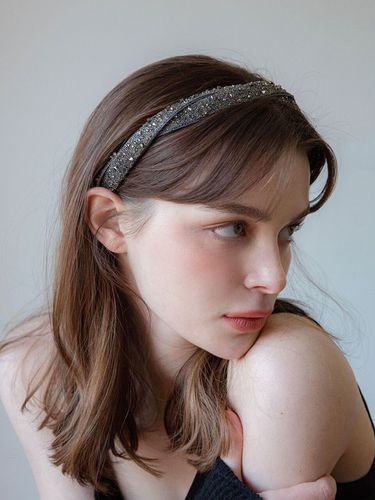 Austria Crystal Twisted Hairband - Jean Paul Clarisse - Modalova