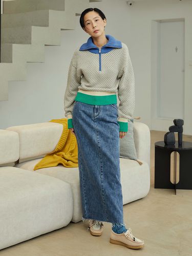 Long Skirt [Mid Blue] - PLAC - Modalova