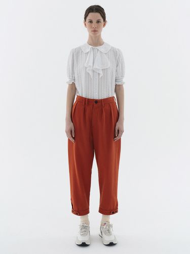 Via Jane Votton Pants [Brick Orange] - VIA PLAIN - Modalova