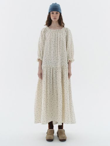 Via Simon Floral Frill Long Dress - VIA PLAIN - Modalova