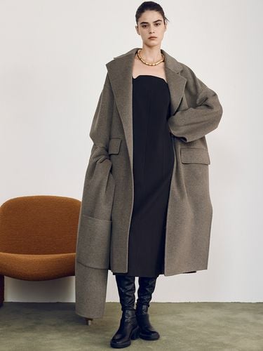 Handmade Muffler Wool Coat [2colors] - NUVO.10 - Modalova