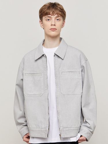 Semi Over Fit Minimal Denim Jacket - TNGT - Modalova