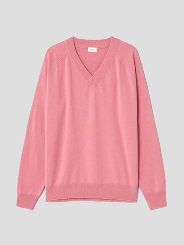 Cashmere V-neck Pullover _Baby Pink - kotelo - Modalova