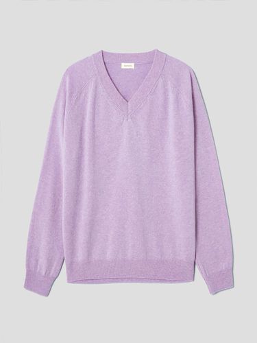 Cashmere V-neck Pullover _Purple - kotelo - Modalova