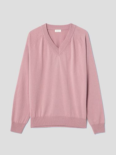 Cashmere V-neck Pullover _Pink - kotelo - Modalova