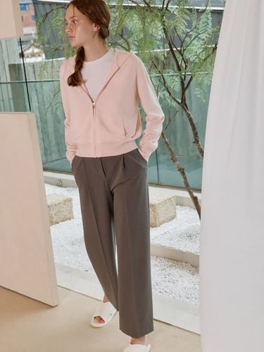 Semi Wide Leg Slacks _Matcha Grey - kotelo - Modalova