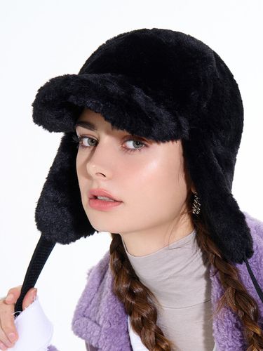 Unisex Faux Fur Trooper Hat Judith (6 Colors) - WHITE SANDS - Modalova