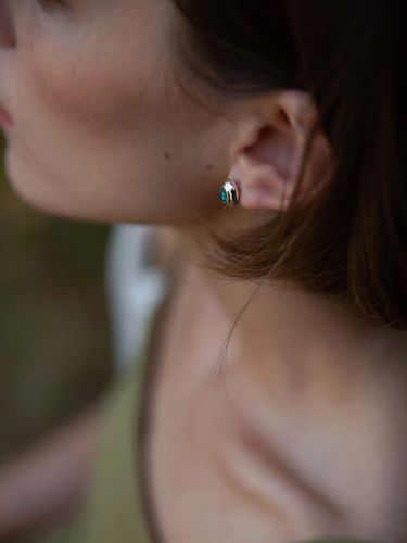 Blue Apatite Earrings - ma.mo - Modalova