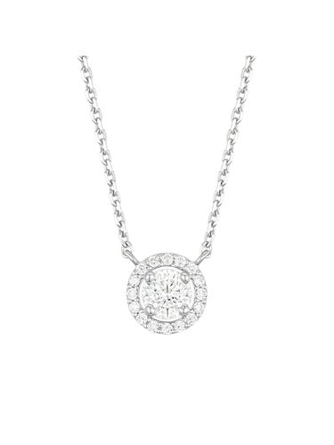 Whitemond Round Pendant Necklace - J.ESTINA - Modalova