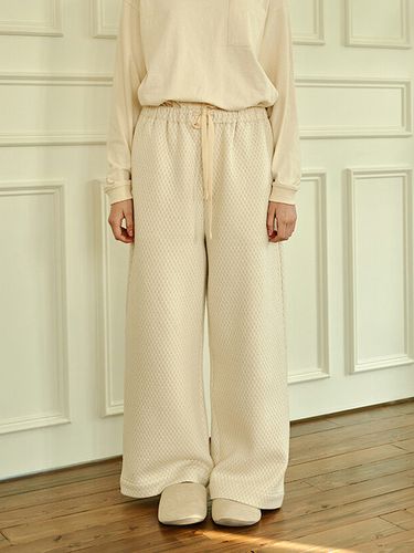 Elder Organic Long Pants_Beige - twelvesome - Modalova