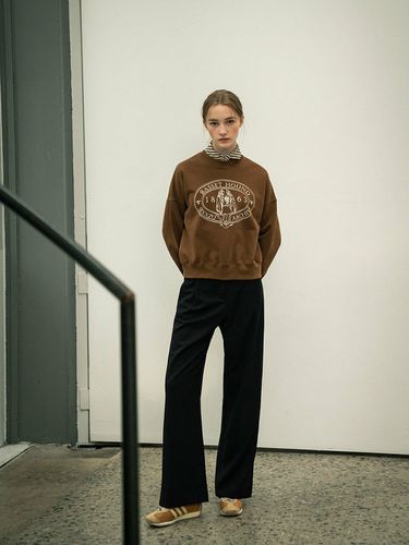 Basset Hound Sweat Shirt_Brown - Siyazu - Modalova